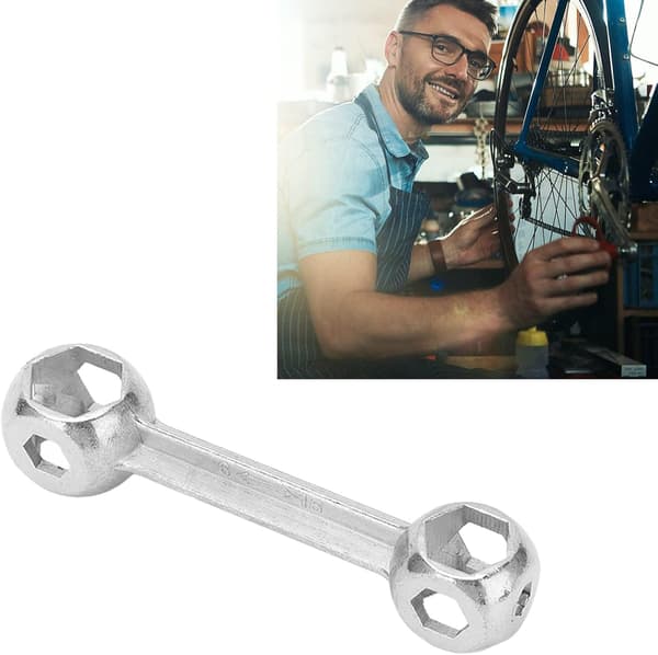 6-15mm Bærbar Cykel Nøgle, Anti-Rust Multifunktionel Hunde Knogle Hexago
