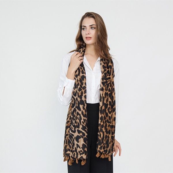 1 stk. Fashion Leopard print Multifunktionel all-match kvast Cotto