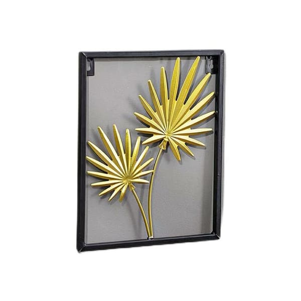 Metallblad hengende, veggdekor, solblader