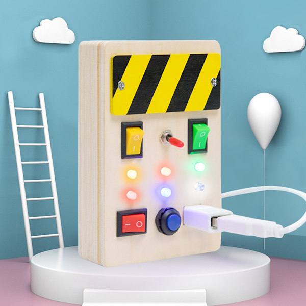 Travel Toys with Light Up LED Buttons and Sound, Baby Fidget Toys Learning Toys Toddler Gifts