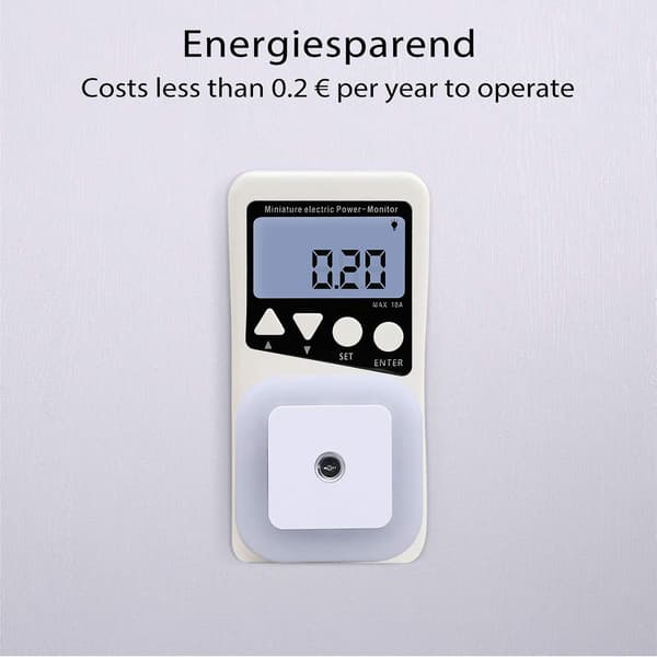 4 stk. LED automatisk natlys, natlys med natlyssensor