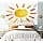 Gobelin King Size, Sol Illustration Akvarel Pensel Maleri St