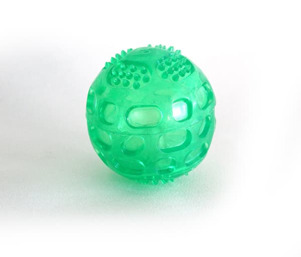 Uforgængelig hundesqueakbold, sæt med 3 hundebolde, squeaky ba