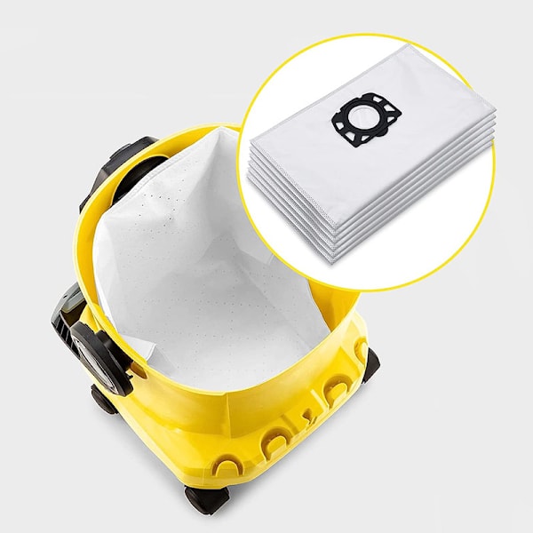 Pakke med 10 poser til Karcher wd4 wd5 wd6 mv4 mv5 mv6 støvsuger