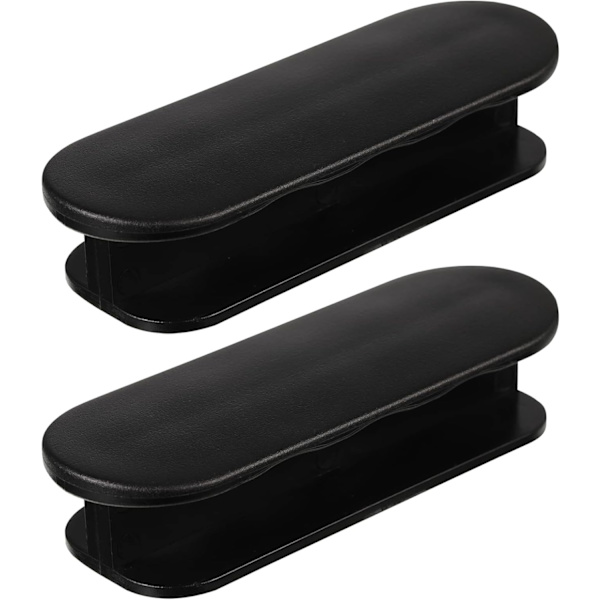 Pack Klisterbalkongdörrhandtag Utomhus Patio Dörrhandtag Låda Drar för Möbelhandtag, Glasdörr, Fönsterhandtag-Svart