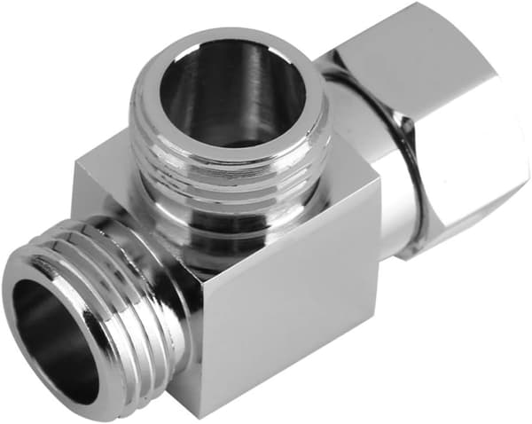 3-vejs firkantet fitting-baffel - Kobberfitting T-adapter-stik til vinkel