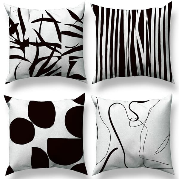 Set med 4 kuddfodral 45X45cm Dekorativ Modern Söt Pil