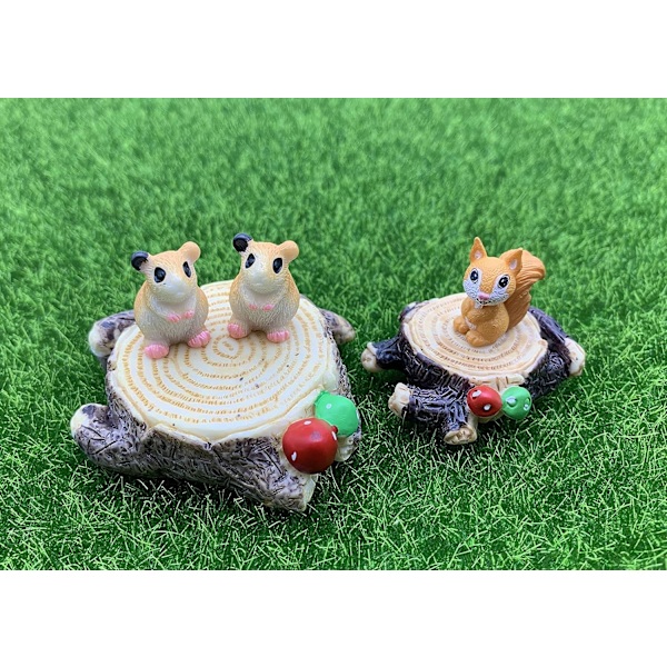 Miniatyr Fe Dekor i Harts, Dockhus Tillbehör