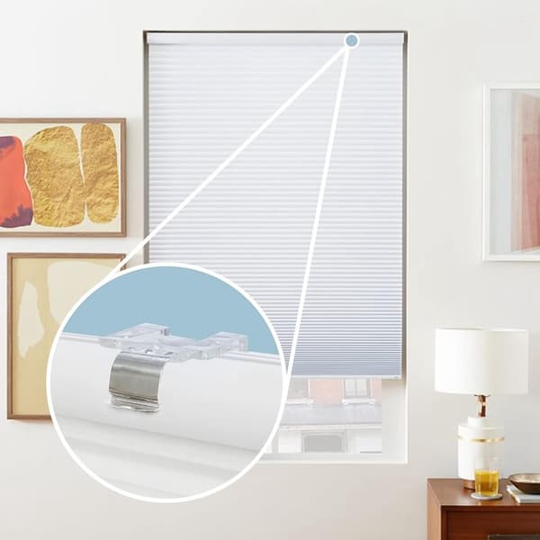 10 stk. Cellular Blinds Peg Hooks Gardinholdere til Gardiner Blinds Beslag