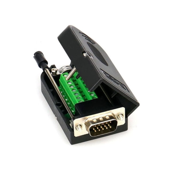 2st hdmi3-kontakt 15-stifts rad VGA-lödfri adapter, (3+9 hane