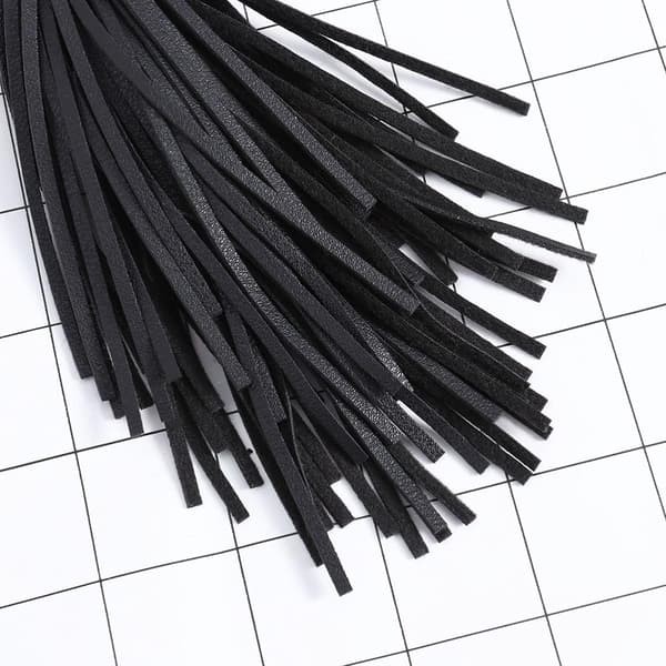 Läder Tassel Nyckelring Nyckelring: Läder Tassel Väska Charm Plånbok