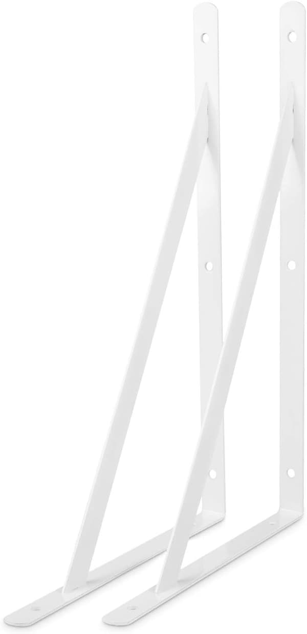Robust konsol - 2 delar - väggfäste - Athena - Djup 250 mm -