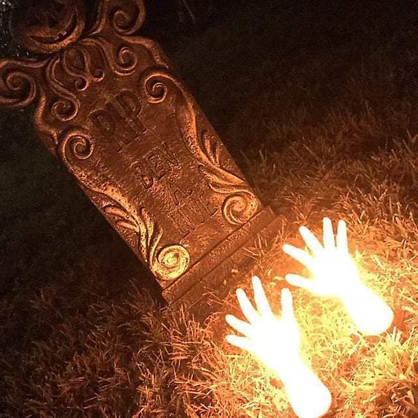 Solar Devil Hand Claw Resin Ornament Halloween Dekoration