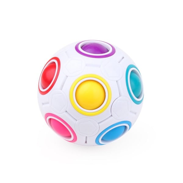 Magic Rainbow Ball Magic Ball Pussel Fidget Toys Speed ​​Cube Magic