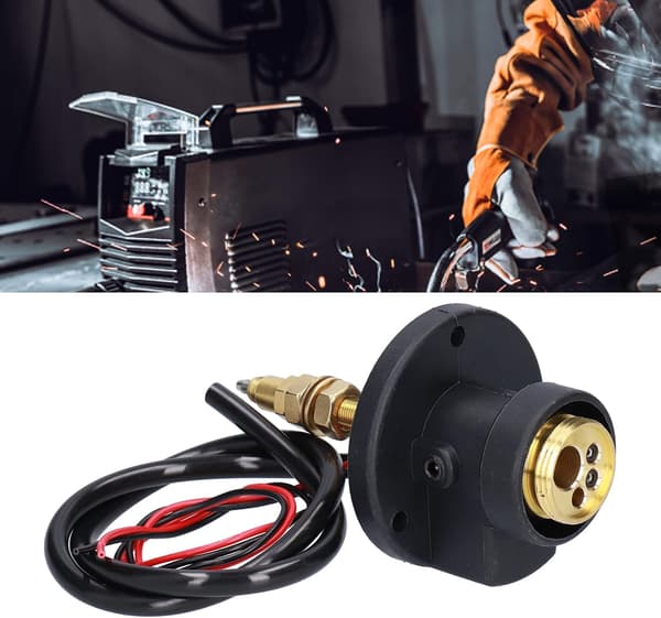 Sveisebrenner Konverteringssett, MIG Sveise Panel Socket Flens Base Adapter Brenner Konverteringssett Sveiseutstyr