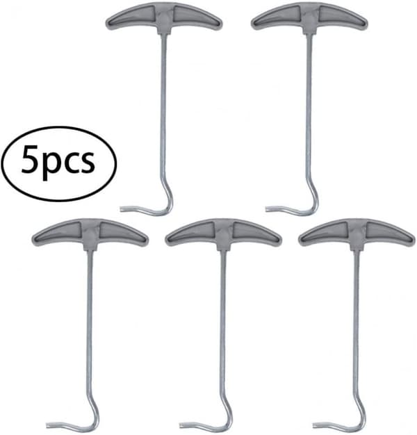 Camping Tältpinne Steakes Puller Spikdragare Hook Boot Häftklammer Remo