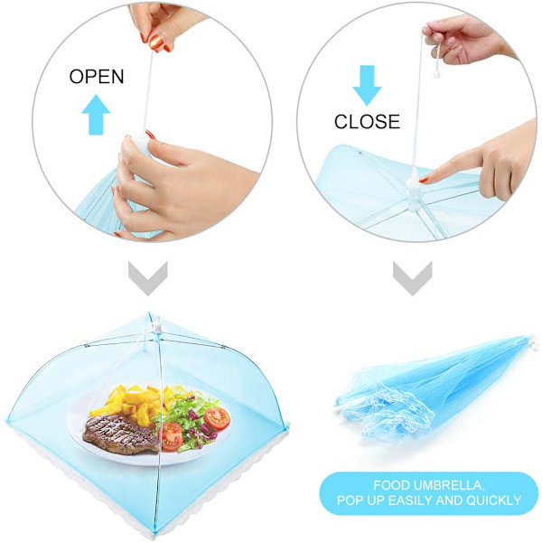 Sjælden perle sjælden 16er spise tæppe foldbar kagepose flyvende paraply mad tæppe perfekt 45*45cm