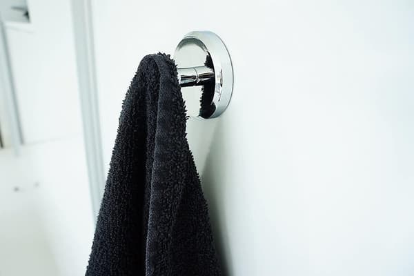 Sugkoppshållare för handdukar, PVC-krom (4 stycken)