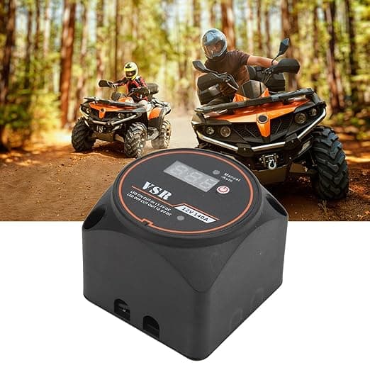 Dubbel batterisolator, 12V 140A spänningskänsligt relä VSR med tillgivenhet