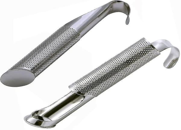 1 par tesil, teinfuser, örtkrydda sil rostfritt stål filter