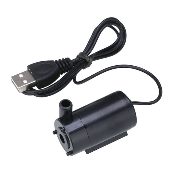 Liten, ultratyst DC 5V USB-dränkbar pump för akvarium