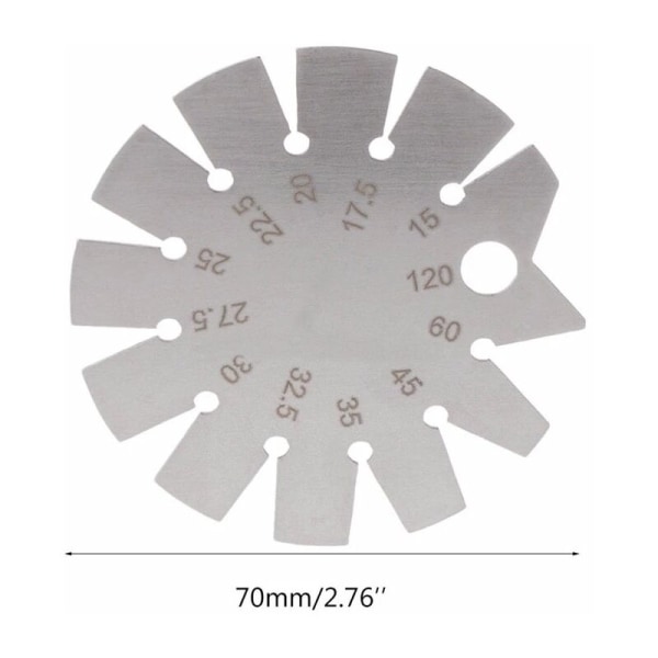 Grader Mini Protractor, Hängande Rostfritt Stål Bärbar B