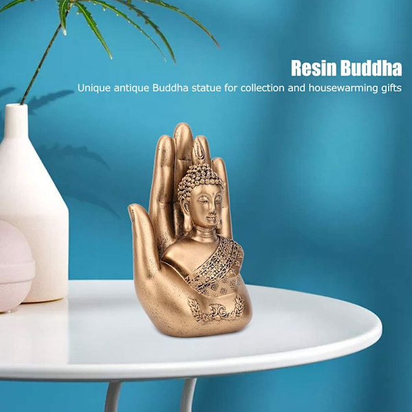 Mediterende Buddha-figur - Antikk Buddha-statue Ornament