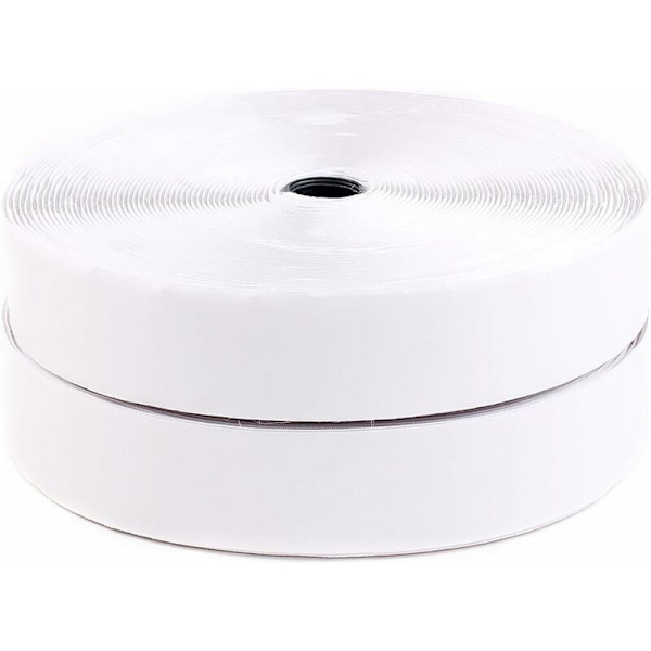 Självhäftande tejp 25M x 50mm, självhäftande färg: vit
