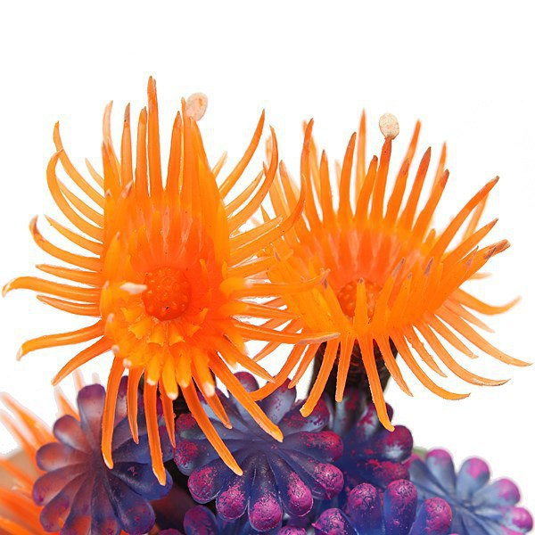 Akvarie Silikon Kunstig Korall Hav Anemone Fisk Tank Landskap