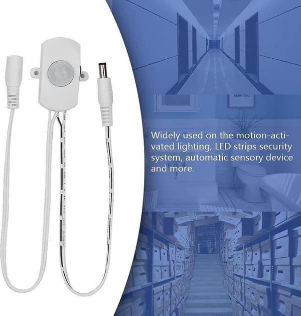 4a Dc 5-24v Mini Pir Infrarød Bevegelsessensor Bryter Fleksibel Led Lys St