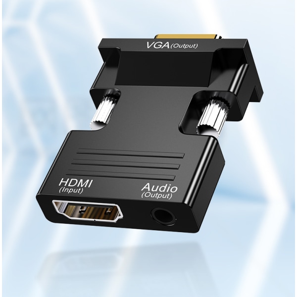 VGA till HDMI-adapter 1080P VGA hane till HDMI hona omvandlare för P