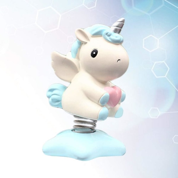 Unicorn Swing Biltillbehör Leksaker Desktop Heminredning Present för