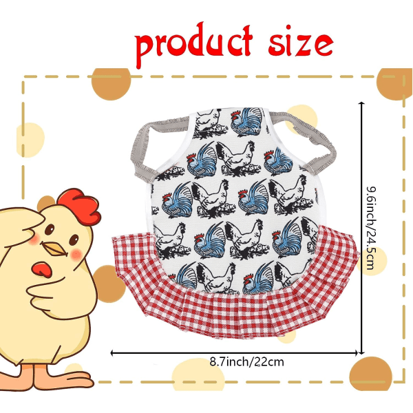 4 Pack Standard Chicken Saddle Hen Apron With Elastic Straps Poul