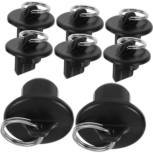 x8 Sorte Persienner Stikprop 20MM Rullegardin Tilbehør Udendørs Persienner Dele