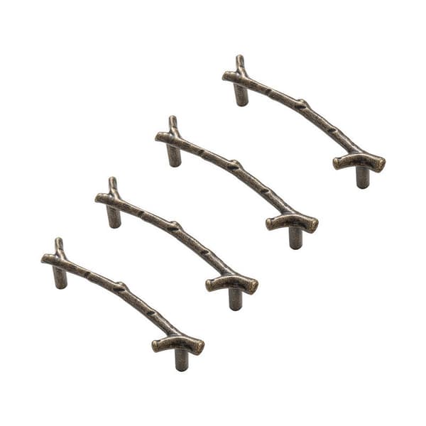 4 Skuffeskuffer, Skapskuffer, Sengeknapphåndtak, Sink-legering (Bronz