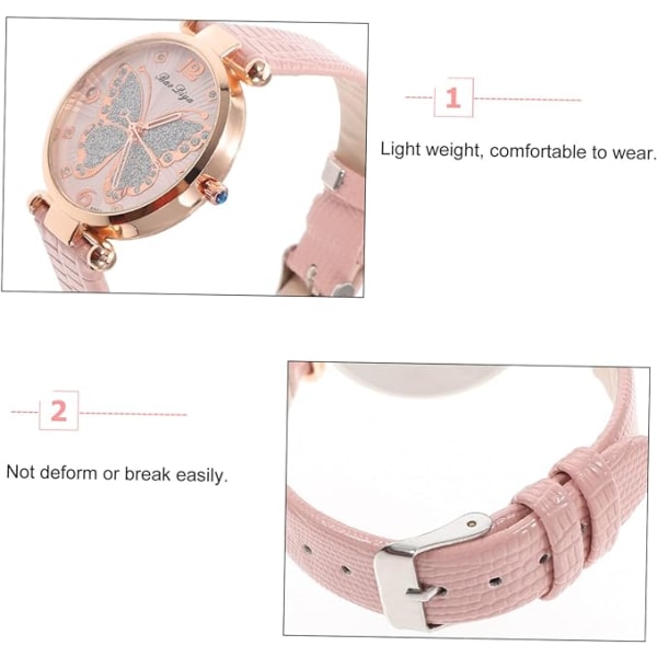 Butterfly Watch Elegant Watch Lätt watch Orna