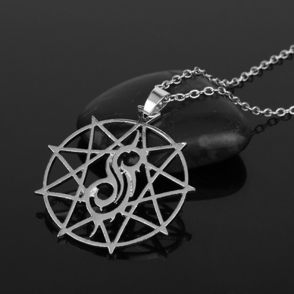 Smycken Slipknot Halsband ihålig stjärna hänge