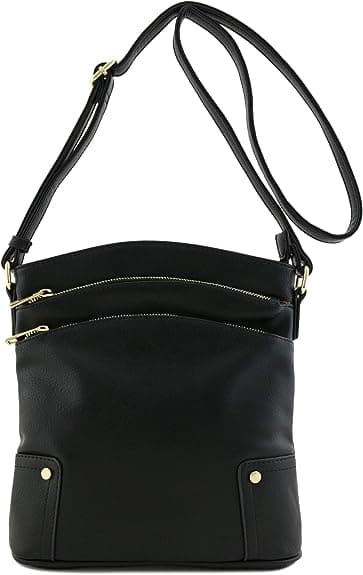 Pocket Stor Crossbody-väska Dam Axelväskor Handväskor Plånbok Set för Kvinnor