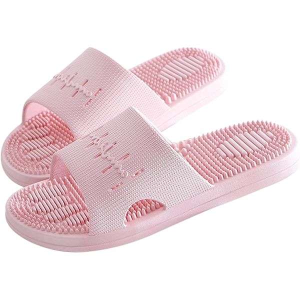 Massagetofflor Dam Herr Sandaler Öppen Tå Duschskor Sommar H