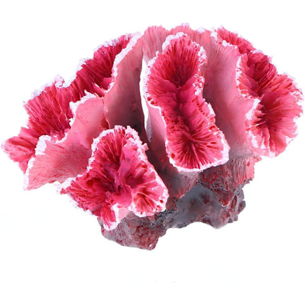 Rosa koraller til akvariedekoration. 6*7*5cm