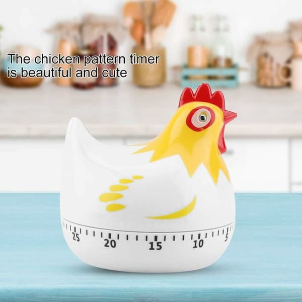 Kök Timer Kök Verktyg för Barn Ägg Timer Äggkokare Timer Ugn Timer, Matlagningstimer för Hemkök Vit