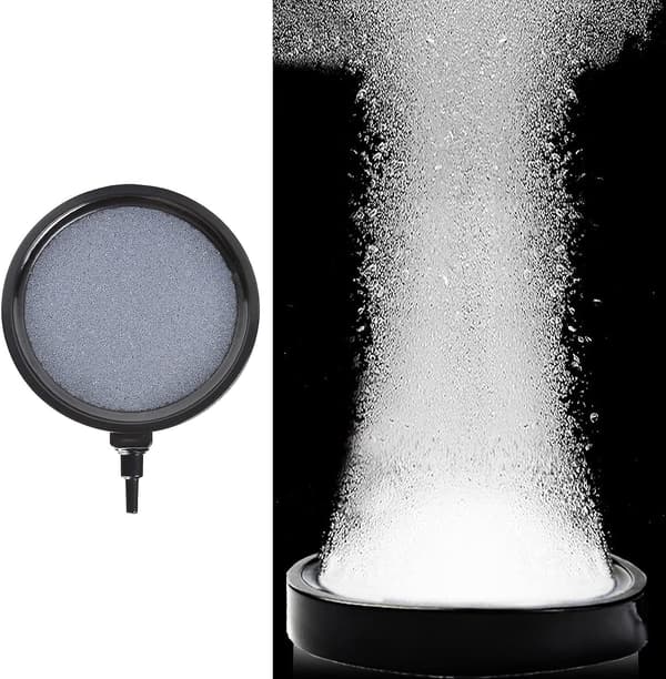 Luftsten för dammar, bubblare för akvarier, stor luftstensskiva