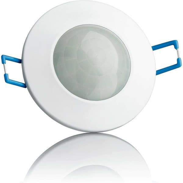 Innendørs bevegelsessensor, innfelt og takmontering, programmerbar, infrarød sensor, 6m / 360°