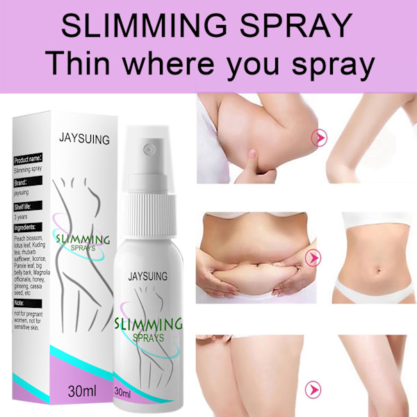 Gynecomastia Cellulite Reduceringsspray Viktminskning Ört Anti Cellulite Kroppsslankande Brännande 30ml