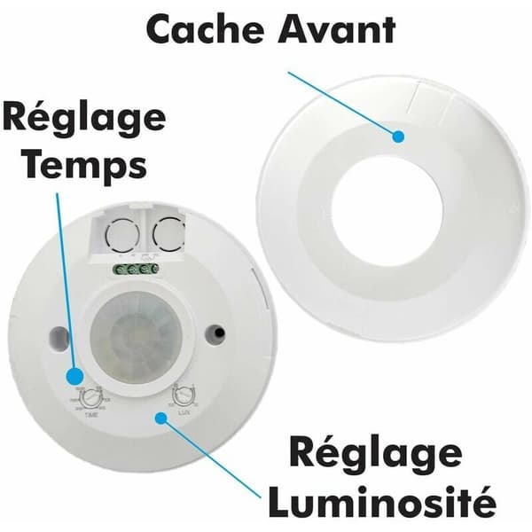PIR-bevegelsessensor for overflate montering 360º IP20