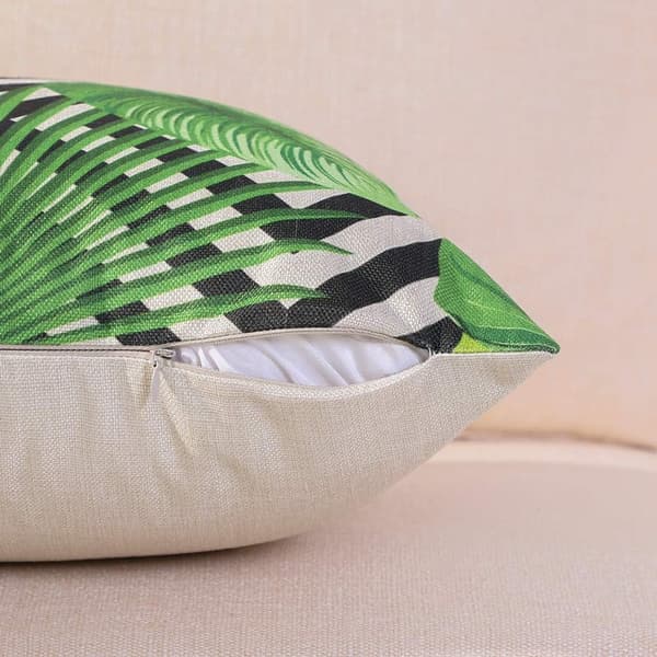 Sjeldne perle 4PC putepute 45x45cm vanlig bomull med glidelås LZ-8