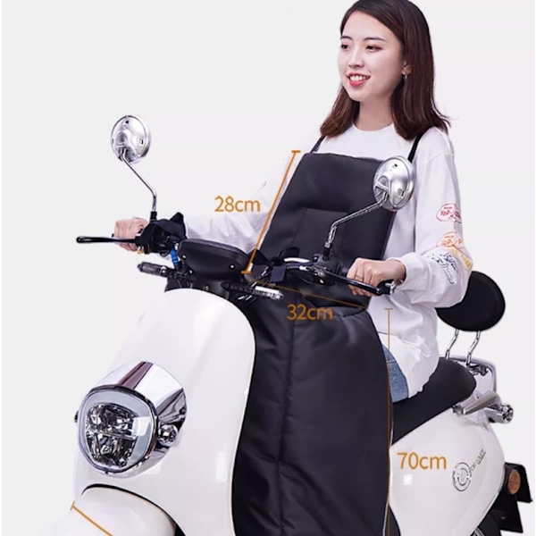 Beskyttende forkle Scooter bendeksel, kald og regnbeskyttelse - Universelle Scooter forkle bendeksel for Scooter deksler