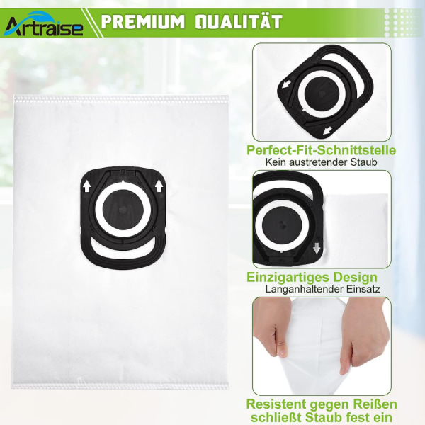 10 kpl pölynimuripussia - Rowenta Hygiene + Zr200520, Rowenille