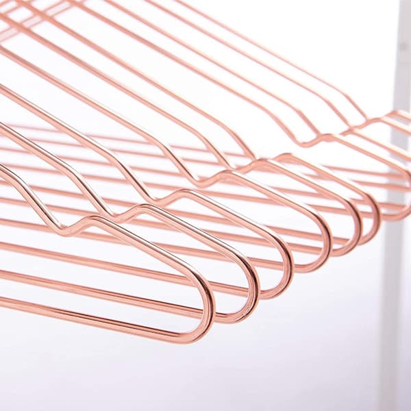 20-pack vackra metallgalgar för vuxenkläder, längd 40 cm, L