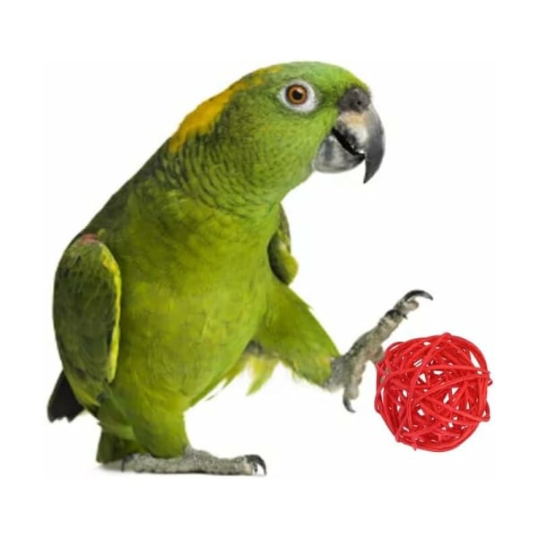 Tuggleksaker Tuggleksak Tuggleksaker Sepak Tuggleksaker för papegojor Undulater Papegojor Undulater DIY-tillbehör 10 st Ole Bird Toys (slumpmässig färg)